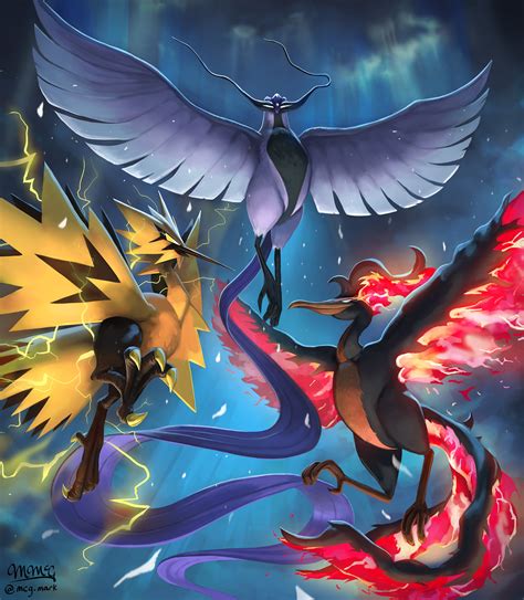 pokemon articuno zapdos moltres